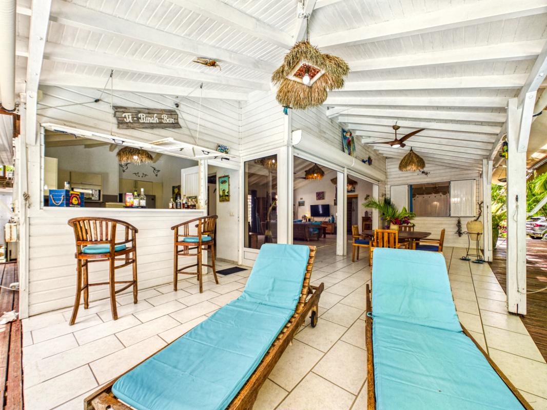 8.location villa avec piscine proche plage St François Guadeloupe